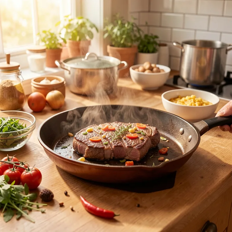 Réussir une viande à la poêle